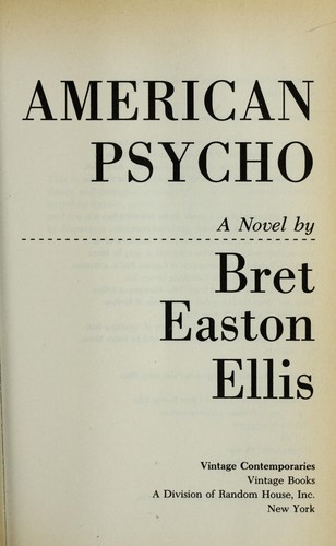 Cover of American Psycho